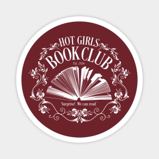 Hot Girls Book Club Magnet